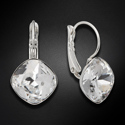 Earrings "Dazzling Shine IV (Transparent)" with Swarovski™ crystals